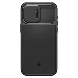 Чохол із захистом камери Spigen Optik Armor (MagFit) Black для iPhone 15 Pro (ACS06738) - мініатюра 3