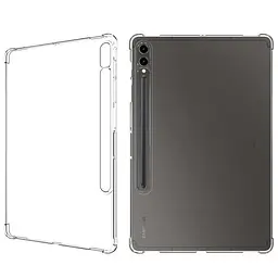 Силіконовий чохол бампер Primolux Silicone для планшета Samsung Galaxy Tab S10 Plus (SM-X826 / SM-X820) - Clear - мініатюра 4