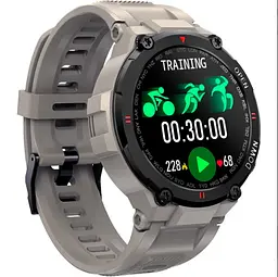 Розумний годинник з мікрофоном Gelius Pro GP-SW008 G-WATCH Bluetooth Call IPX7 Desert Grey - мініатюра 3