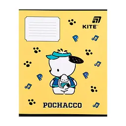 Зошит Kite Pochacco, 12 аркушів, коса лінія (PC26-235), в асортименті - мініатюра 4