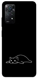 TPU чохол Demsky Lazy cat для Xiaomi Redmi Note 11 Pro 4G/5G