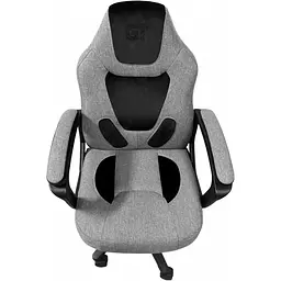 Геймерське дитяче крісло GT Racer X-1414 Fabric Gray/Black Suede [122625] - мініатюра 3