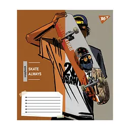 Зошит Yes Skate is always А5 60 аркушів лінія (767816), в асортименті - мініатюра 6