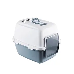 Stefanplast Cathy Comfort - Закритий туалет для кішок з фільтром і лопаткою 58х45х48 см (DT97957)