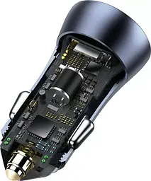 Зарядний пристрій Baseus Golden Contactor Pro USB-A/USB-A Dark Gray (CCJD-A0G) - мініатюра 4