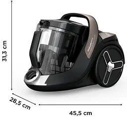 Пилосос контейнерний Rowenta GREEN FORCE CYCLONIC EFFITECH+ 900 Вт НЕРА чорний - мініатюра 5