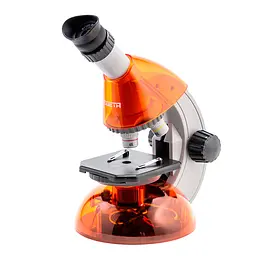 Мікроскоп Sigeta MIXI 40x-640x ORANGE (з адаптером для смартфона) - мініатюра 2