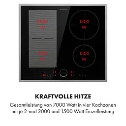 Індукційна варильна поверхня Klarstein Delicatessa 60 Hybrid Prime (10035268) - мініатюра 4