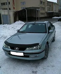 Дефлектор капоту мухобійка для Peugeot 406 1999-2003