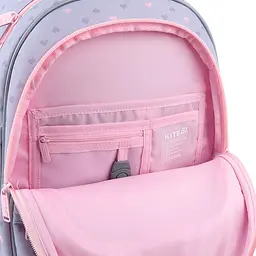 Рюкзак для початкової школи Kite Education 763S Pixel Love Сірий (K26-763S-1) - мініатюра 10