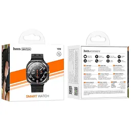 Смарт-годинник HOCO Y29 Smart sports watch (call version) Black - мініатюра 2
