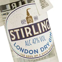 Джин Stirling London Dry Gin 50 мл - мініатюра 5