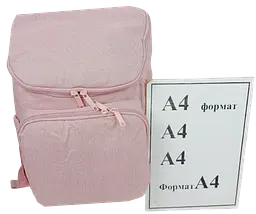 Рюкзак жіночий міський 16L Live in style Рожевий - мініатюра 10