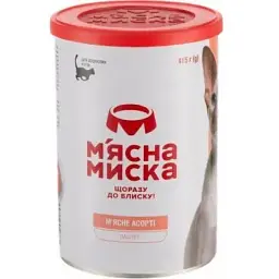 Паштет для котів М'ясна Миска асорті 415 г (4820255190273)