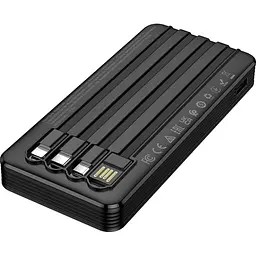 Зовнішній акумулятор Borofone BJ84 Smooth 10000mAh 10W Black [172722] - мініатюра 5