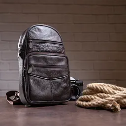 Сумка чоловіча через плече 14986 Vintage коричневий - мініатюра 10