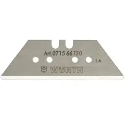 Лезвие для ножа Wurth скругленные концы 61x19x0.6 мм (071566120)