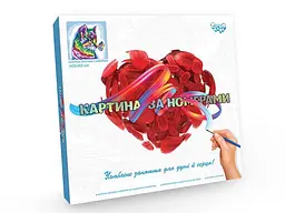 Набір для розпису за номерами 40x40 см KpN-02-01U,02U,03U,...10U "PAINTING BY NUMBERS" в коробці DANKO - мініатюра 10