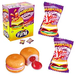 Жуйка Fini Burger Gum 1шт - мініатюра 5