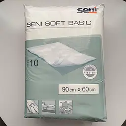 Пелюшки гігієнічні універсальні Seni Soft Basic 90см*60см, 10 шт.