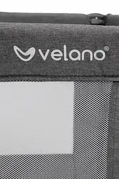 Ліжко-манеж дитяче VELANO Flexi, grey - мініатюра 6