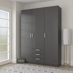 Шафа розпашна Idea Д-118 Антрацит