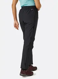 Штани-самоскиди Rab Downpour Eco Pants FZ Womens Short Leg 10 Чорний - мініатюра 3