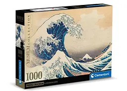 Пазл Clementoni Museum Collection: Велика хвиля в Канаґаві, Кацусіка Хокусай (Museum Collection - Hokusai - The Great Wave Puzzle - 1000 pcs.), 1000 ел. (39707)