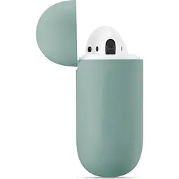 Чохол для навушників New Silicone Case для AirPods 2 Dark Night Green [52811] - мініатюра 3