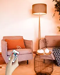 Світлодіодні лампи LEDYA Globe B22 зі зміною кольору, лампи з ямою 4W RGB B22 з дистанційним керуванням - мініатюра 4