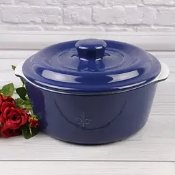 Каструля для запікання Fontignac OW0015 із кришкою керамічна кругла 2 л - мініатюра 3