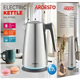 Электрочайник Ardesto 1.7 л серебристый (EKL-F470SS) - миниатюра 7