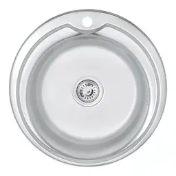Кухонна мийка 510x180 мм + сифон Wezer 510(08) Satin, Satin