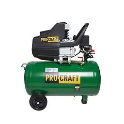 Компресор повітряний Procraft 50 л 2000 Вт 220 л/хв 8 бар - мініатюра 1