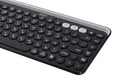 Бездротова клавіатура 84 клавіші, WL/BT 2E KS250 Black-Grey - мініатюра 5