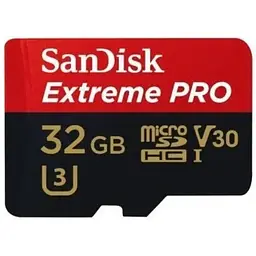 Картка пам'яті SanDisk Extreme Pro 32 GB MicroSD (SDXC) + adapter SD - HC