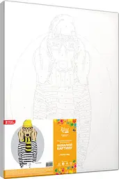 Картина за номерами Rosa Start Stylish Dog 35x45 см - мініатюра 2