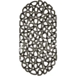 Килимок для ванної Eco Fabric Бублики 68х34 см прозоро-чорний (6834-008) - мініатюра 2