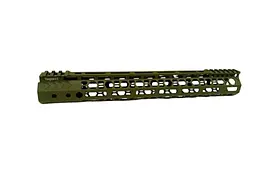Цівка XGUN Vanguard S 13,5" для UAR15 M-LOK Oliva