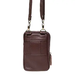 Чоловіча сумка через плече Keizer K11024-brown 17х11х6 см Коричневий - мініатюра 3