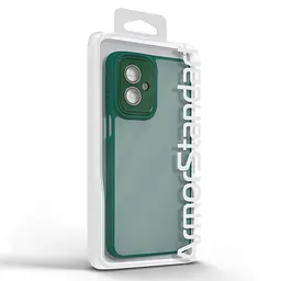 Защитный чехол для Motorola G55 5G, зеленый, ShadeX, противоударный, матовый, панель PC+TPU, защита всего корпуса, амортизация ударов при падении, ArmorStandart (ARM83387) - мініатюра 3