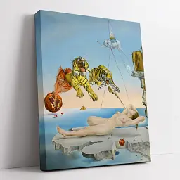 Інтер'єрна картина Сон, викликаний польотом бджоли. Сальвадор Далі, Salvador Dalí, інтер'єрний декор, 75×60 см (id6357) - мініатюра 2