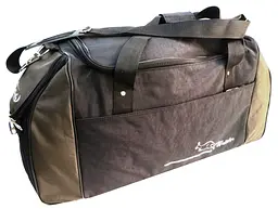 Дорожня сумка Wallaby 447-5 нейлон 420D 59 л 48+18х32х28 см Чорна з хакі - мініатюра 2