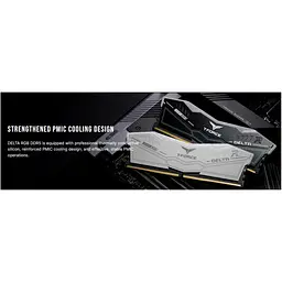Модуль пам'яті Team DDR5 16GB (2x8) T-Force Delta 6000MHz RGB Black (FF3D516G6000HC38ADC01) - мініатюра 6