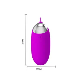 Віброяйце Pretty Love Berger Vibrating Egg Purple - мініатюра 3
