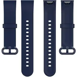 Ремінець DK Silicone Sport Band Classic для Xiaomi Mi Watch Lite (011912) (dark blue) - мініатюра 2