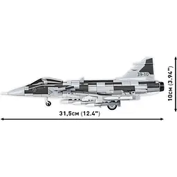 Конструктор Cobi Літак SAAB JAS 39 Gripen E 480 деталей (COBI-5820) - мініатюра 6