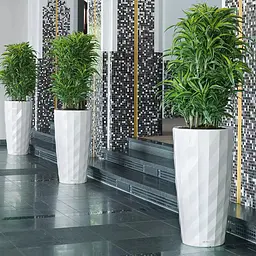 Вазон Lechuza Diamante Premium 40 білий матовий (15701) - мініатюра 6