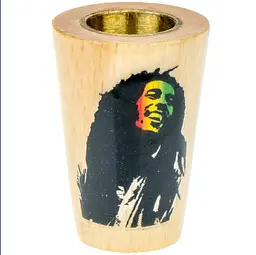 Ковпак для куріння дерев'яний 3.5 см №1 Bob Marley (15688)