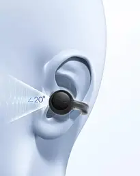 Бездротові навушники Baseus AirGo 1 Ring Open-Ear TWS Earbuds, IPX7, BT5.3, 40mAh, 400mAh, 6h, Black A00069201111-00 - мініатюра 3